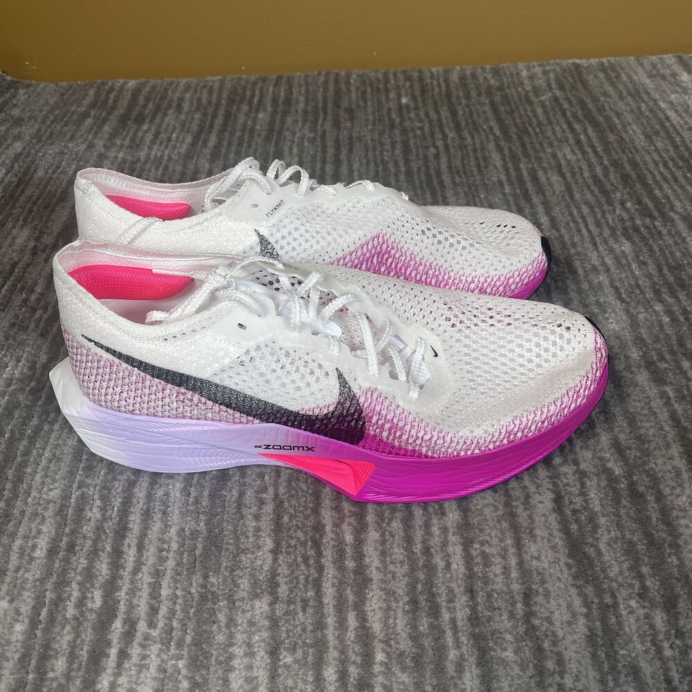 Nike Vaporfly Next% 3 Running Shoes Sneakers Mens 13 White Pink DV4129-104